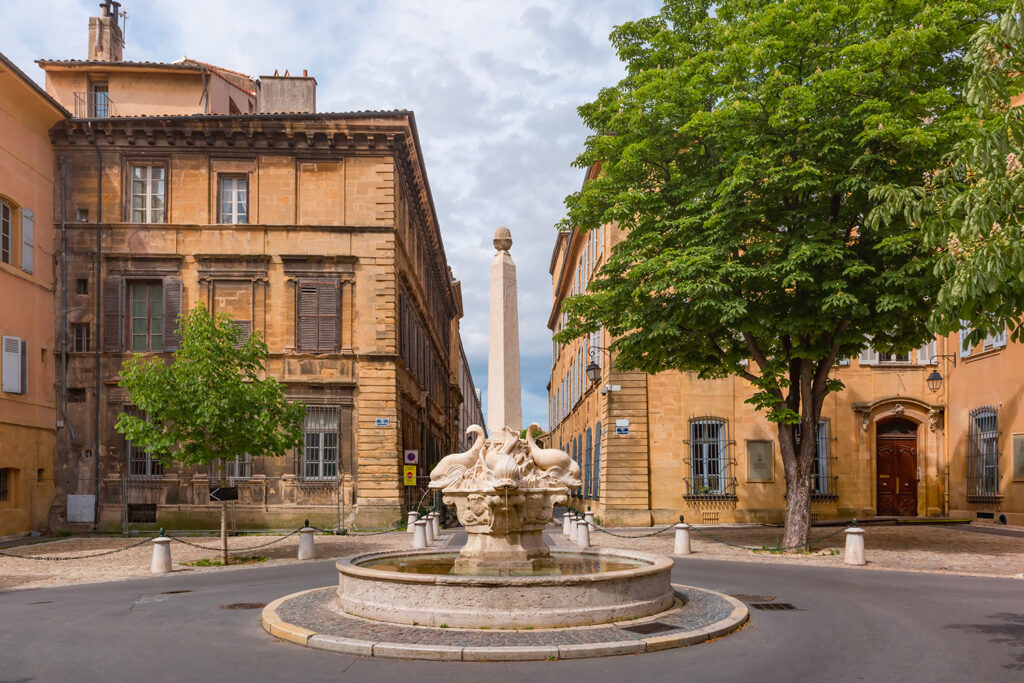 Miasto Aix-en-Provence w przeszłości było stolicą Prowansji