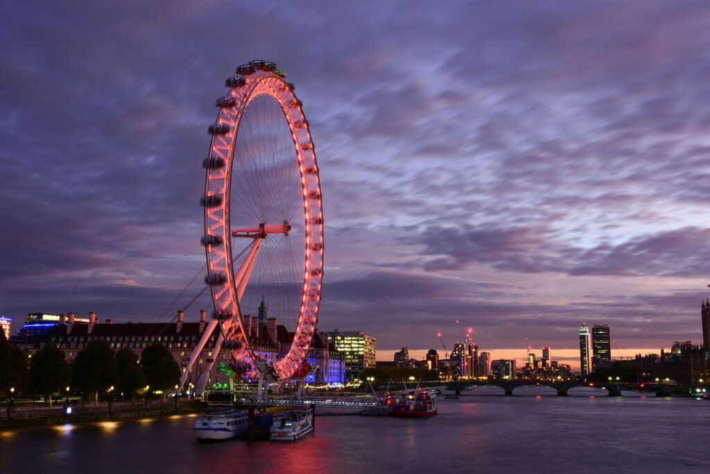 London Eye, jedna z najpopularniejszych atrakcji stolicy Wielkiej Brytanii