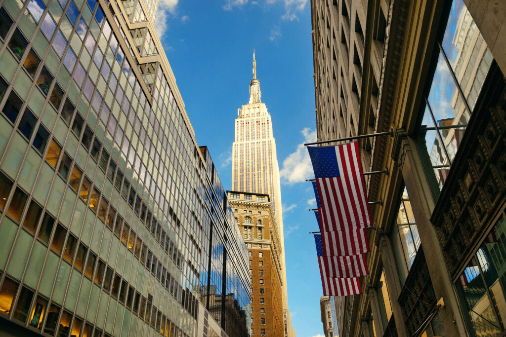 Empire State Building jest jednym z najbardziej znanych amerykańskich budynków