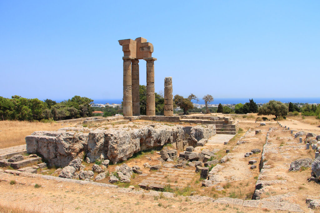 Wzgórze Monte Smith - Dawny akropol Rodos.