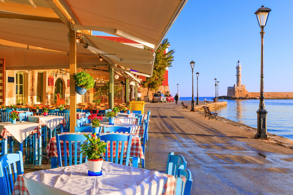 Dawny port wenecki w Chanii, Kreta (Grecja)